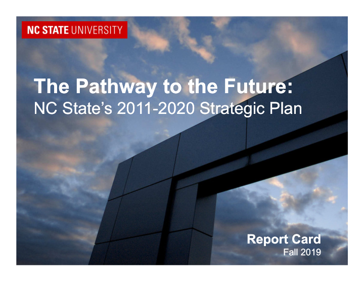 the pathway to the future the pathway to the future