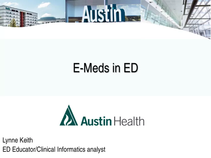 e meds in ed