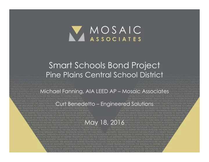 smart schools bond project