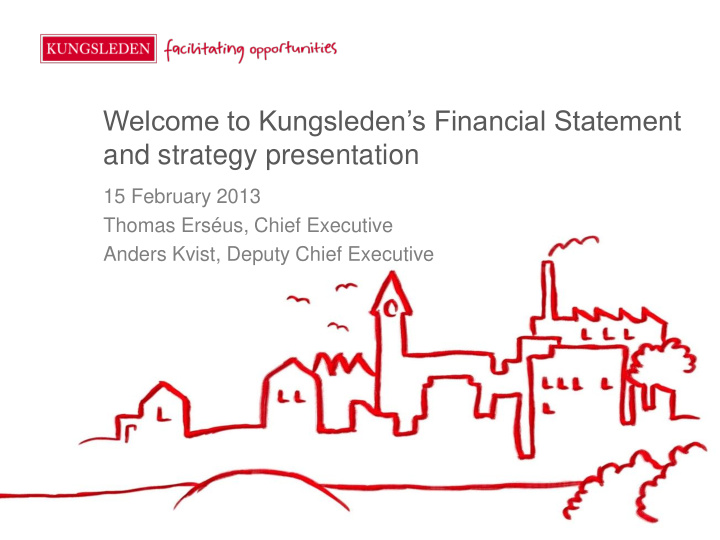 welcome to kungsleden s financial statement and strategy