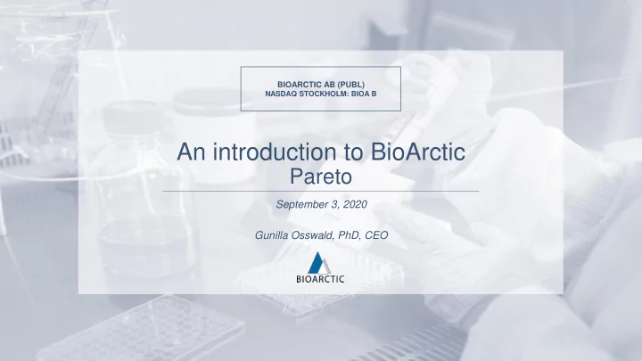 an introduction to bioarctic