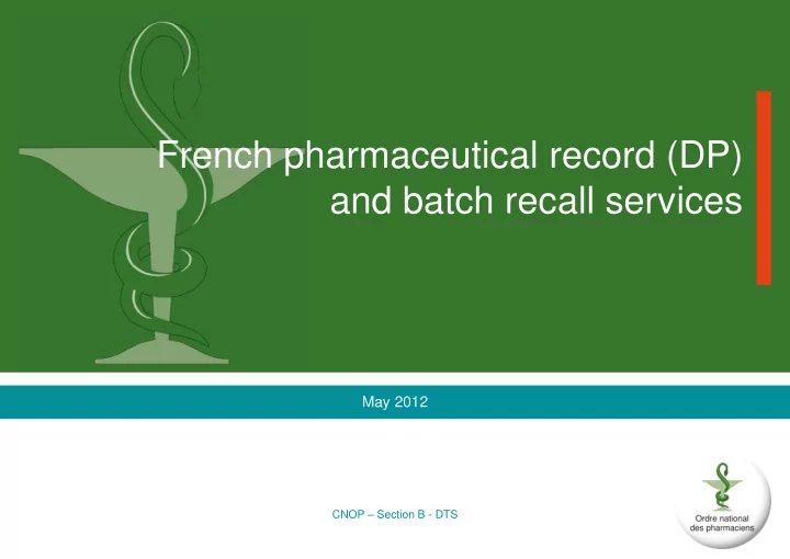and batch recall services