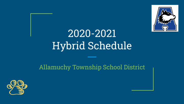 2020 2021 hybrid schedule