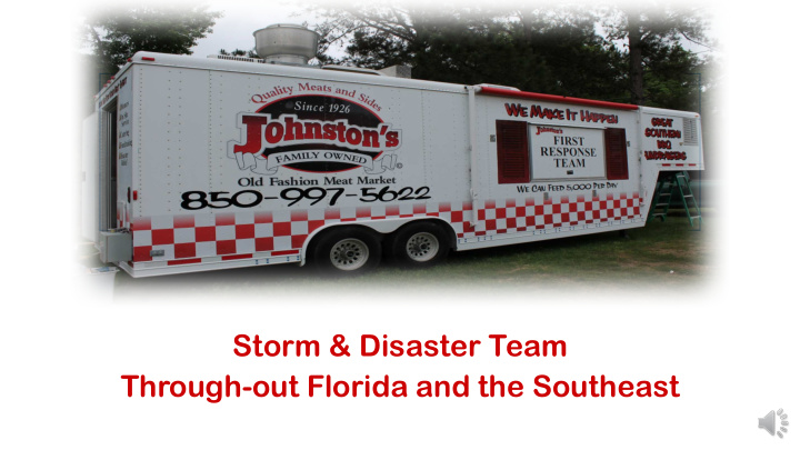 storm disaster team through out florida and the southeast