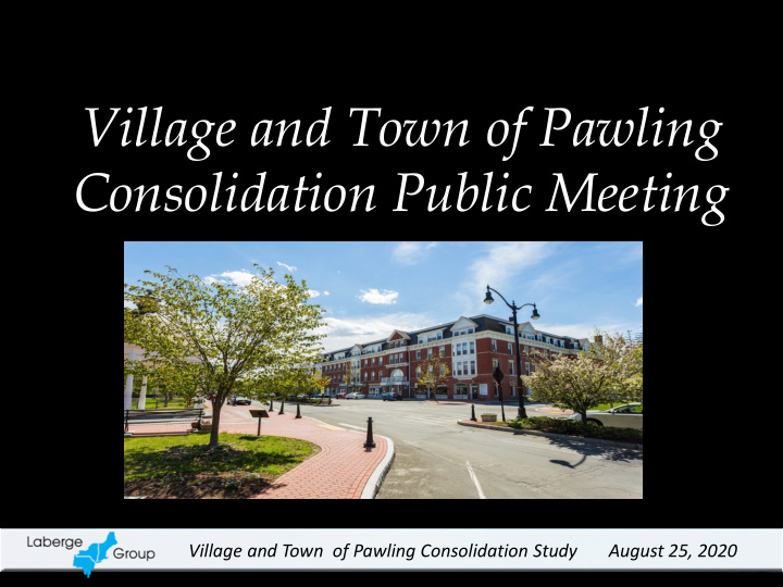 village and town of pawling consolidation public meeting