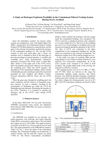 A Study on Hydrogen Explosion Possibility in the Containment Filtered Venting System  During Severe