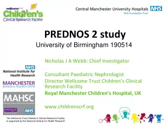 URTI and relapses  Around 50% of relapses are preceded by an URTI  If URTI occurs, around 50%