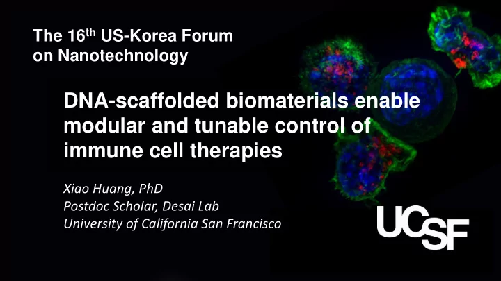 dna scaffolded biomaterials enable modular and tunable