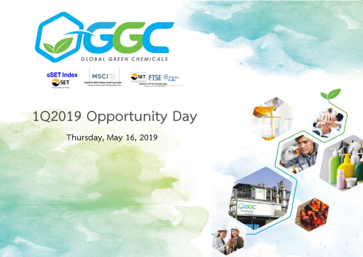 1q2019 opportunity day