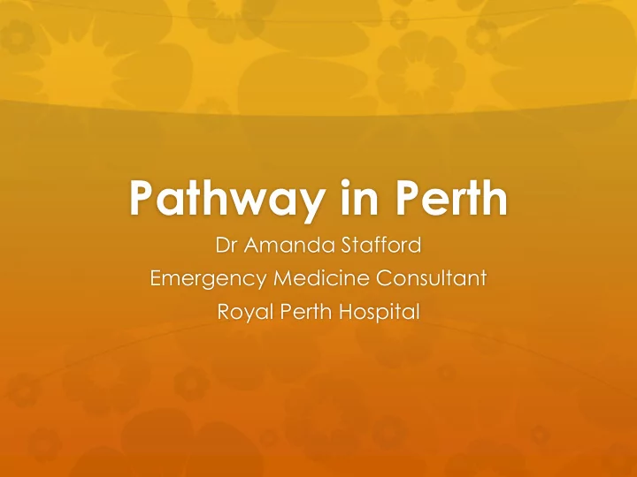 pathway in perth
