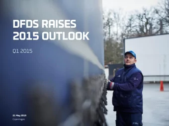 2015 OUTLOOK  Q1 2015  21 May 2015  Copenhagen  CONTENTS  Overview  Q1 2015  Outlook 2015