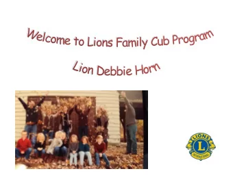 Provides quality Family time  Adds new energy to club activities How are these meetings set