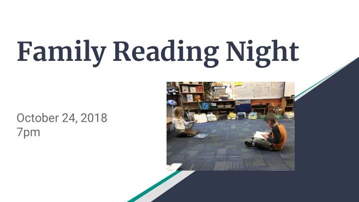 family reading night