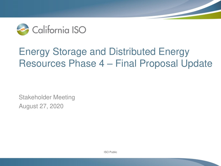 energy storage and distributed energy resources phase 4