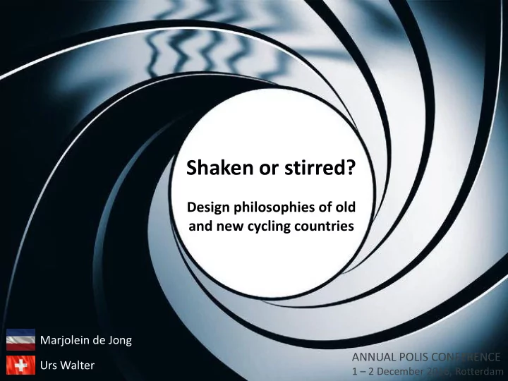 shaken or stirred