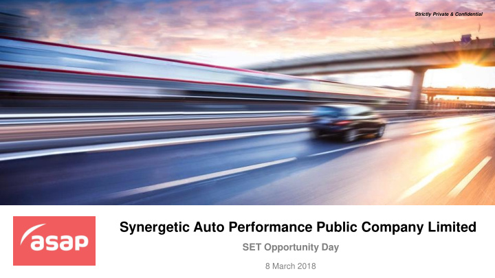 synergetic auto performance public company limited