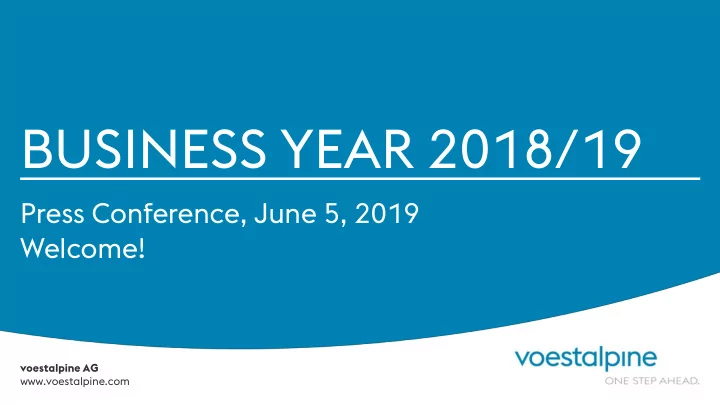 business year 2018 19