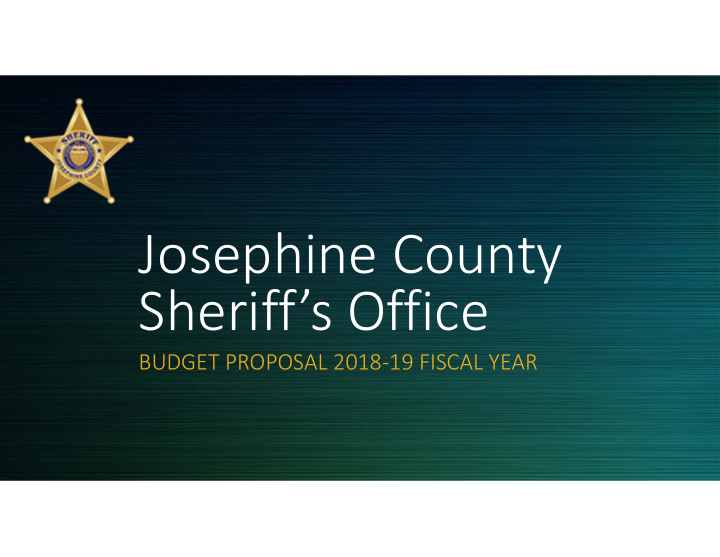 josephine county sheriff s office