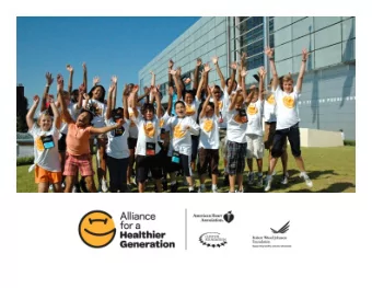 To eliminate childhood obesity and inspire all