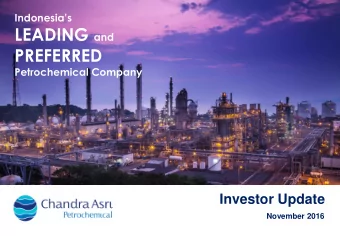 1.  Company Overview  2.  Key Investment Highlights  3.  Strategic Growth  4.  Financial Highlights