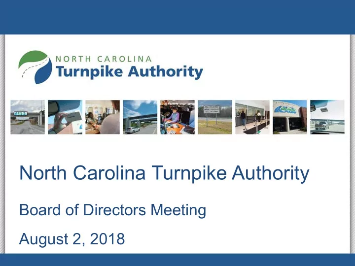 north carolina turnpike authority