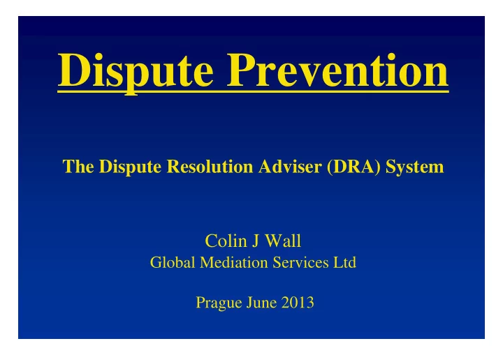 dispute prevention