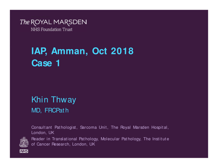 iap amman oct 2018 case 1