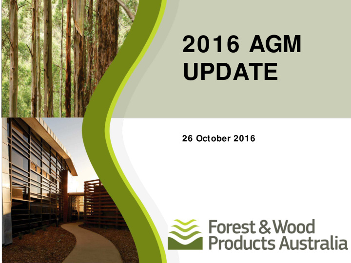 2016 agm update