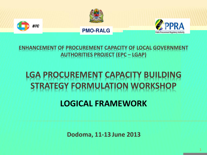 lga procurement capacity building