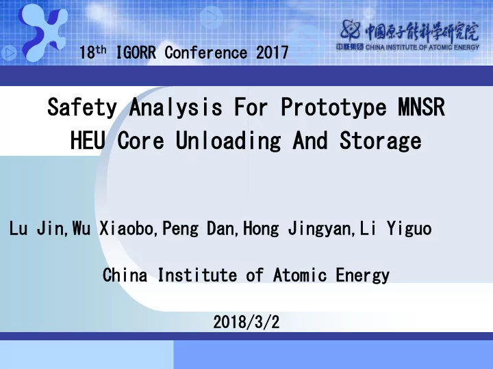 safety an analysis for p prototype mnsr