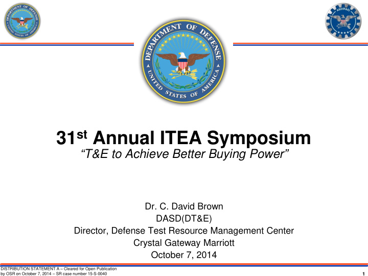 31 st annual itea symposium
