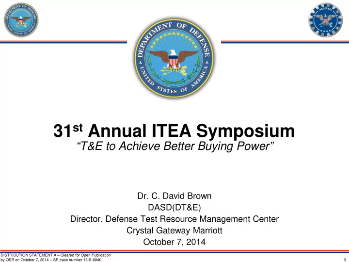 31 st annual itea symposium