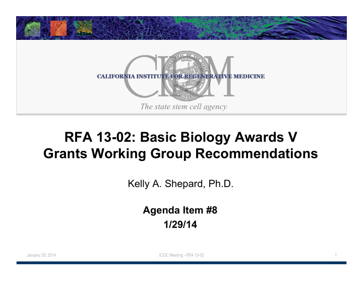 rfa 13 02 basic biology awards v