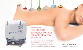 Fluid-Bag  Unrivalled discharge results (0,5 % residue) the GMP compliant fmexible &gt; no product