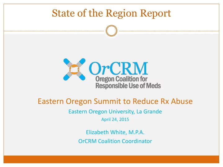 state of the region report