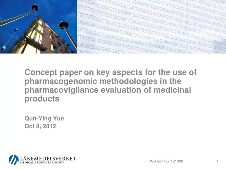 concept paper on key aspects for the use of