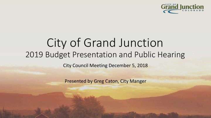 city of grand junction