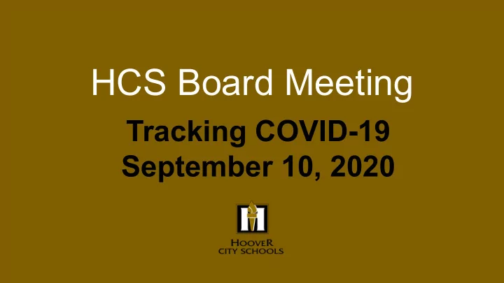hcs board meeting