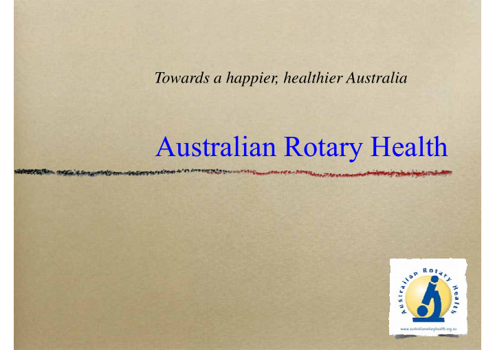 australian rotary health australian rotary health