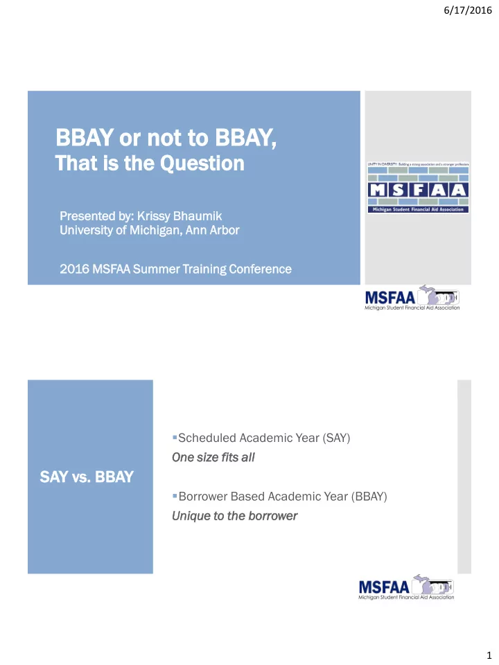 bbay y or not ot to bbay