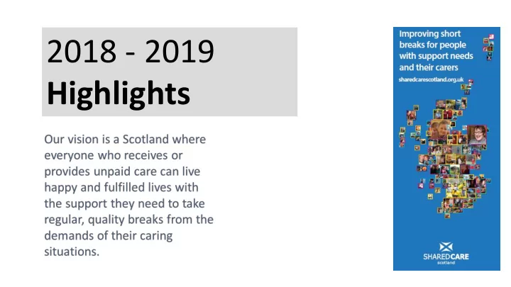 2018 2019 highlights