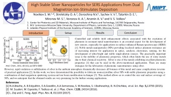 High Stable Silver Nanoparticles for SERS Applications from Dual  Magnetron Ion-Stimulates