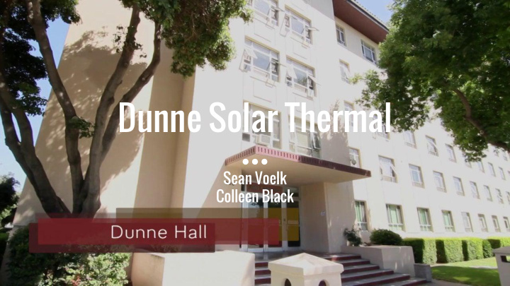 dunne solar thermal