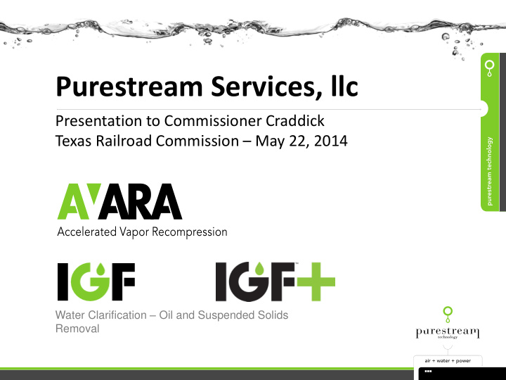 purestream services llc