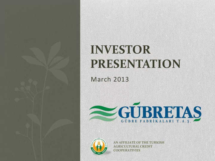 investor