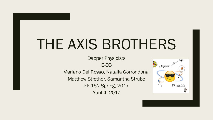 the axis brothers