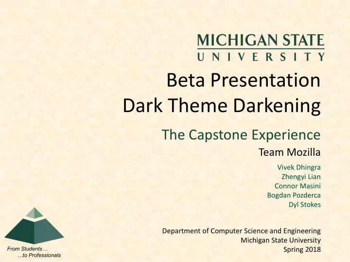 beta presentation