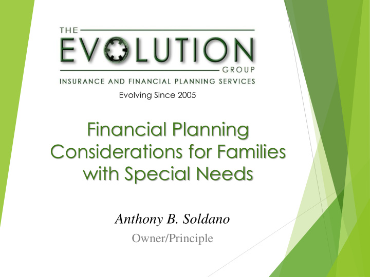 financial planning considerations for families with