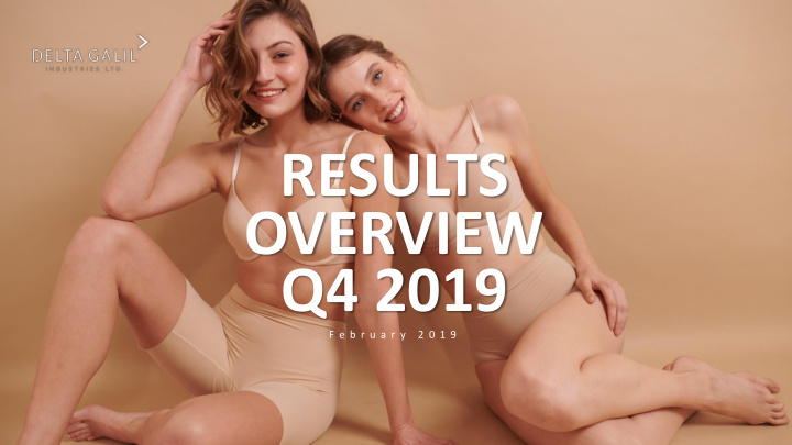 results overview q4 2019