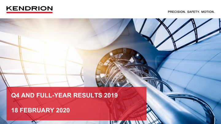 q4 and full year results 2019